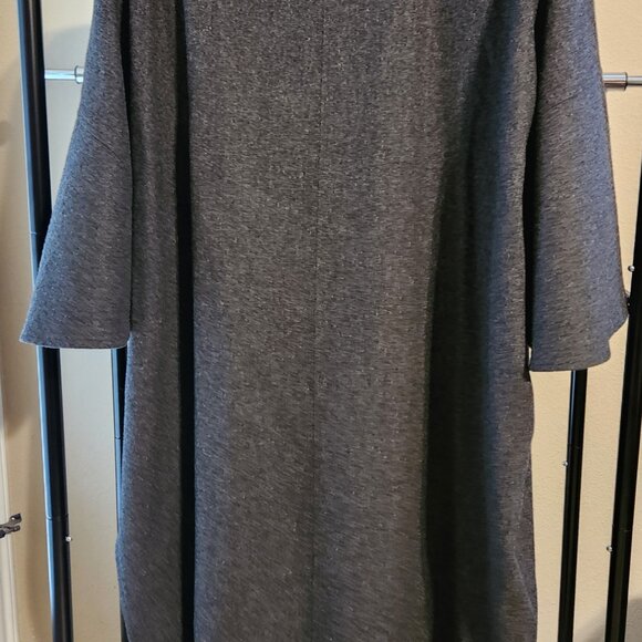 Dark Grey Wool Cape - Picture 4 of 6